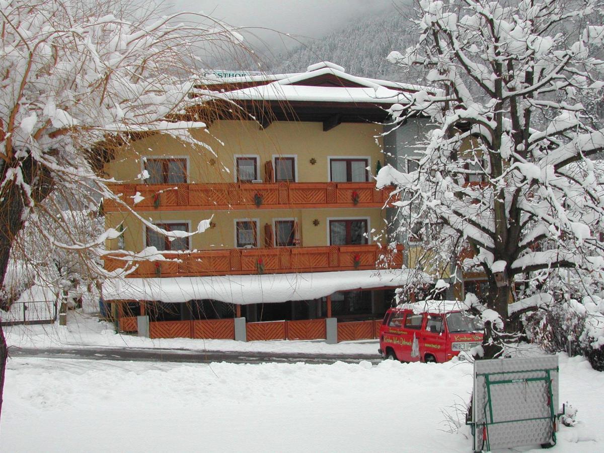 Pension Appartements Kirchenwirt Döbriach Exterior foto